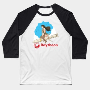 raytheoned rocket girl. ready for ww3. Baseball T-Shirt